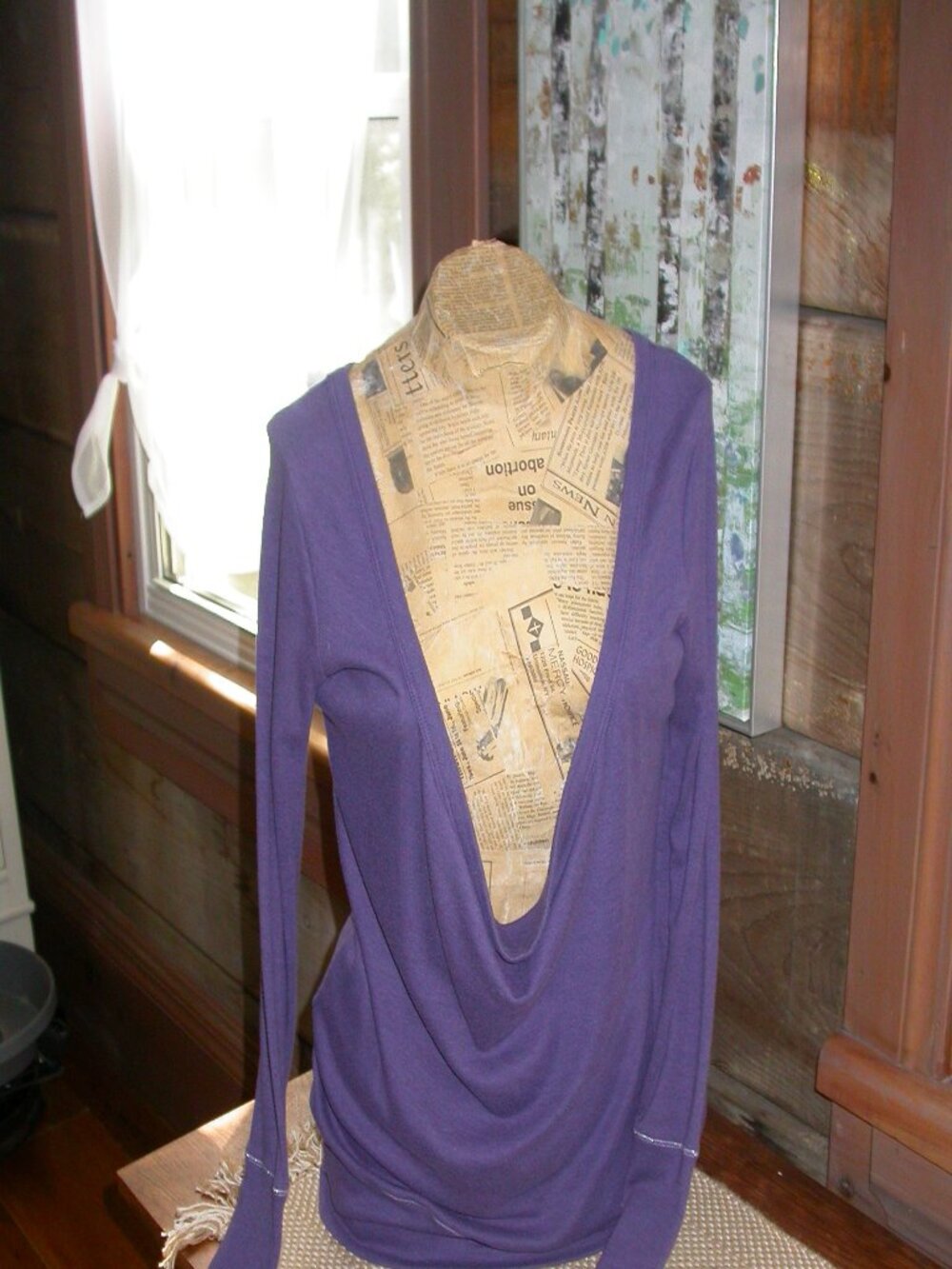 Purple Long Sleeved Overshirt